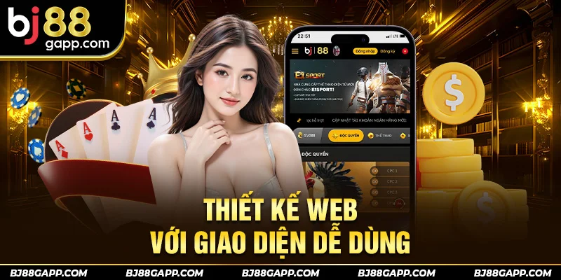 Thiết kế web với giao diện dễ dùng