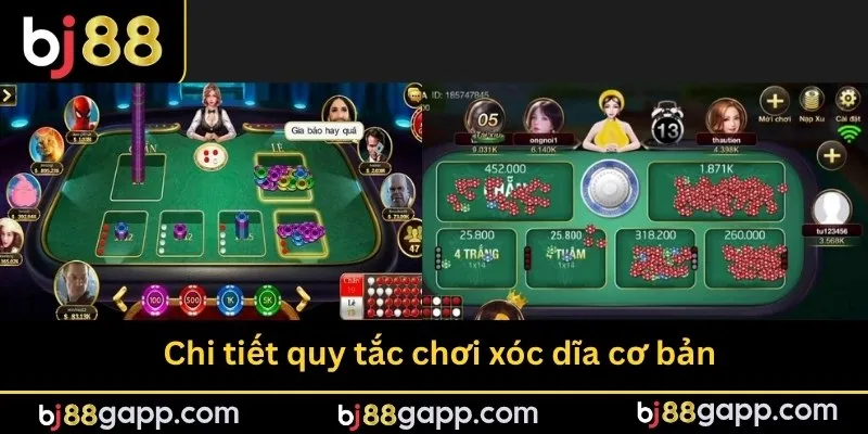 Chi tiết quy tắc chơi xóc dĩa cơ bản