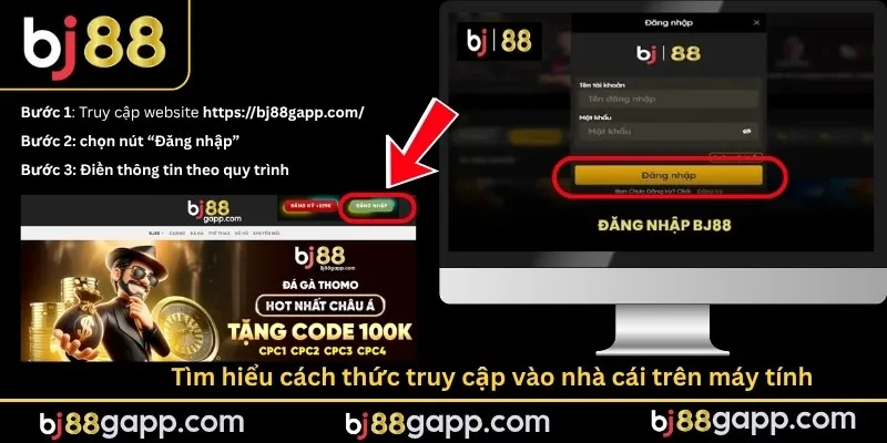 Tìm hiểu cách thức truy cập vào nhà cái trên máy tính